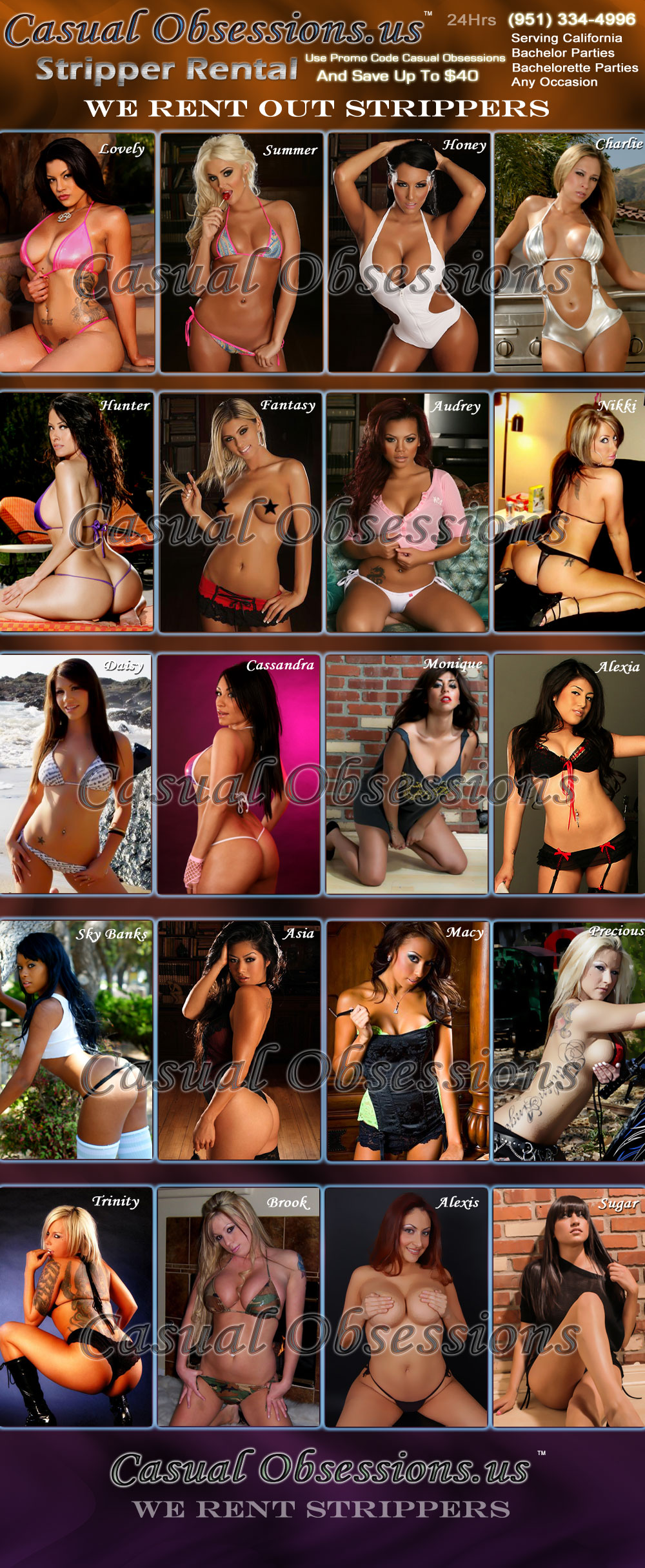 Select 20 Los Angeles Strippers